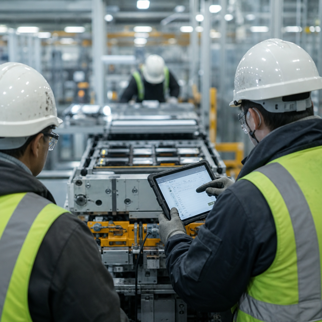 Logiciel maintenance industrielle : le choc LMAI en Gigafactory — visuel 1